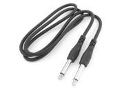 3.3Ft 1M 6.5mm Male to 6.5mm Male Plug Microphone Cable Cord