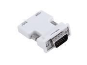 HDMI Female to VGA Male Converter Audio Adapter Support 1080P Signal Output..