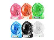 New Portable Rechargeable LED Fan Air Cooler Mini Operated Desk USB Charging