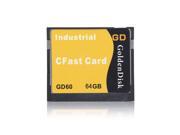 Goldendisk CFast SSD 64GB 7_17PIN SATA II 3Gbps NAND MLC Flash Digital Memory Card for Ultra HD Camera Embedded PC CFast 1.0 Solid State Disk