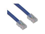 CAT6 UTP Network Cable Bootless Blue 1ft