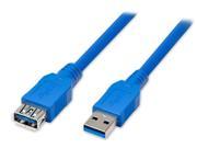 SYBA Multimedia USB 3.0 AM to AF 6 Feet Cable SuperSpeed 4.8Gbps Data Transfer Rate Blue Color