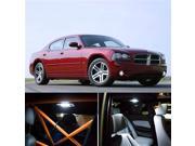 Dodge Charger Xenon White Interior SMD LED Lights Package Kit 2006 2010