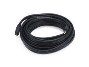 Monoprice 105591 25 Feet Premium Stereo Male to Stereo Female 22AWG Extension Cable Black