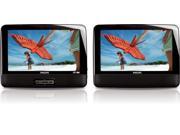 Philips PD9012 37 9 Inch LCD Dual Screen Portable DVD Player Black