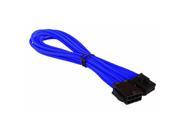 BattleBorn 8 Pin PCI E Premium Sleeved Braided Extension Cable Blue