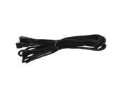 UPC 813036020061 product image for 3-Pin Fan Black Extension Cable Cord Premium Sleeved Braided Adapter PC Computer | upcitemdb.com