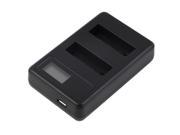USB Rechargeable LCD Display Battery Dual Charger for GOPRO AHDBT 401