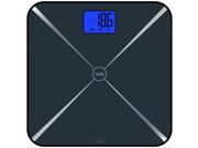 Smart Weigh 440lbs Smart Tare Body Weight Bathroom Digital Scale Large LCD Black