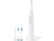 Sterline Sonic Electric Toothbrush w 3 Brushing Modes 3 FREE Brush Heads