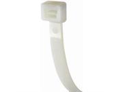 24.5 120 lb. White Heavy Duty Cable Ties pack of 100