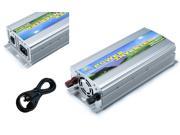 Solinba 500w on grid tie pure sine wave power inverter DC11 28v to AC 90 130v 46 65Hz USA plug silver color