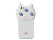 Creative New Lovers of Three Eyes of White and Black Cat Back Cases for iPhone 5 5S Assorted Colors