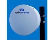 Radio Waves HP2 23EX 2 0.6m High Performance Dish Antenna 21.2 23.6GHz Direct Fit to Exalt ExtendAir ExploreAir ODU SOI