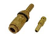 TIG Welding Gas Water Quick Connector Fitting Hose Connector 1 Set Gold