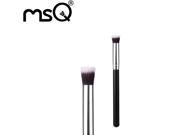 MSQ 1pcs Professional Black Flat Shading Brush Synthetic Kabuki Brush Single Makeup Cosmetic Brush