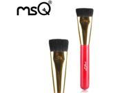 MSQ Brand High Quality Synthetic Hair Professional Flat Single Foundation Makeup Brush For Beauty