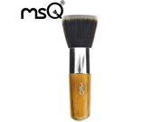 MSQ Single Makeup Brush High Quality Flat Top Synthetic Hair Bamboo Handle Cosmetic Foundation Powder Brush For Beauty