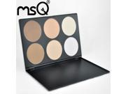 MSQ Basic 6 Colors Concealer Foundation Makeup Palette Top Quality Facial Powder Cosmetic Tools For Beauty