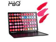 MSQ Professional New Arrivel Products 66 Colors Fascinated Lip Gloss Stick Palette For Beauty