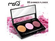 MSQ Latest Products 3 Colors Eyeshadow Palette Professional Matte Makeup Palette For Fashion Beauty