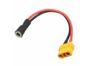 DC Power Cord 5.5 2.5mm female barrel socket to XT90 jack adapter 12AWG 4 wire
