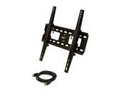 NavePoint Low Profile Wall Mount TV Bracket Tilt 32 55 Inches with HDMI Cable