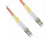 NavePoint LC LC Fiber Optic Cable Duplex 50 125 Multimode 3M Orange