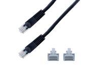 NavePoint CAT5e UTP Ethernet Network Patch Cable 10 Ft Black