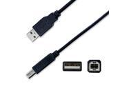 NavePoint USB 2.0 Type A Male to Type B Male Printer Cable 6 Ft