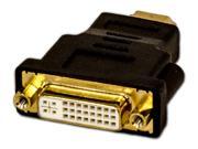 NavePoint HDMI Male to DVI D Dual Link Female Gold Adapter