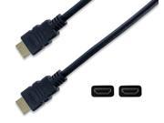 NavePoint HDMI 1.4 Male to Male Cable Black 6 Ft Black