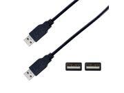 NavePoint USB 2.0 Type A Male to Male Cable for Printer Scanner 6 Ft Black