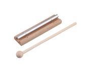 BQLZR Portable Children Toy Wooden Woodstock Chime with Aluminum Rod Solo Percussion