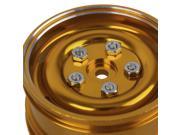4pcs Aluminum Wheel Rims for RC 1 10 On Road Racing Car Upgrade Parts Golden