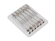 BQLZR 12pcs 18Ga Industrial Dispensing Blunt Needle Double Tips Stainless