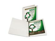 Samsill Earth s Choice Biobased Biodegradable Round Ring View Binder SAM18937