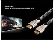 HDMI cable adapter HDMI to HDMI cable HDMI 4K 3D 1.4v cable for HD TV LCD laptop PS3 projector computer cable