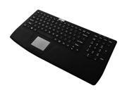 Wireless RF Full Size Waterproof Silicone Keyboard with Numberpad and Touchpad with IP67 Protection