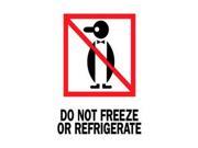 4 x 6 Do Not Freeze or Refrigerate Labels 500 per Roll