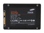 SAMSUNG 840 Pro Series 2.5 256GB SATA III MLC Internal Solid State Drive SSD MZ 7PD256 MZ 7PD256BW
