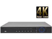 Original Dahua DH NVR4416 16P 4K Network Video Recorder 12MP 4 SATA 1.5U 16Ch 16POE Onvif Can Upgrade