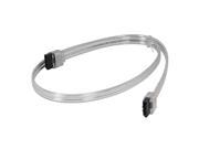 24 inch SATA3 SATA III 6Gb s Serial ATA DATA cable w latch Locking for Hard Drive Disk HDD SSD Silver