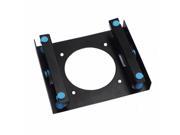 Black 3.5 SATA HDD to 5.25 Bay Hard Disk Drive Shock Absorption Bracket converter mounting kit w w 8cm Fan Space