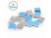 5pcs lot Aluminum Heatsink14x14x6mm with 3M 8810 Thermally Conductive Adhesive Tapes Electronic Chip Cooling Radiator Cooler