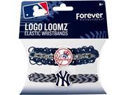 NY Yankees Loomz 2 Wristband Set by Forever Collectibles