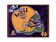 LSU Helmet 3 in 1 350 Piece Puzzle by Late For The Sky Production Co.
