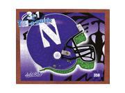 Northwestern Wildcats Helmet 3 in 1 350 Piece Puzzle by Late For The Sky Production Co.