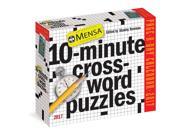 Mensa 10 Minute Crossword Puzzles Desk Calendar by Workman Publishing