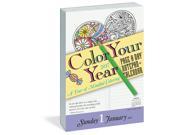 Color Your Year Notepad Desk Calendar by Workman Publishing